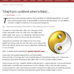Tchaj ti Pro Vyvazene Zdravi A stesti… Casopis Vnitrni Sila